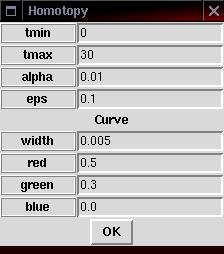 Homotopy panel