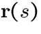 ${\bf r}(s)$