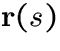 ${\bf r}(s)$