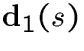 $\d_1(s)$