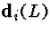 $\d_i(L)$