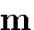 ${\bf m}$
