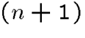 $(n+1)$