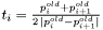 $t_i= \frac{p_i^{old} + p_{i+1}^{old}}{2\,|p_i^{old}-p_{i+1}^{old}| }$