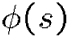 $\phi(s)$